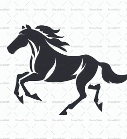 Galoppierendes Pferd